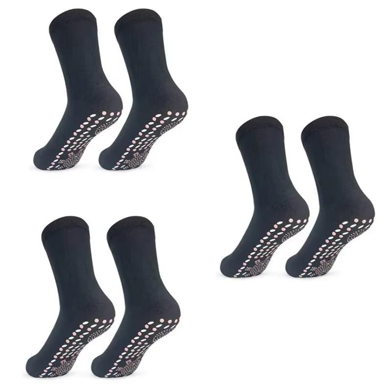 1/2/3/5pairs Comfortable Breathable Health Foot Massager Warm Winter Professional Socks Unisex Self-Heating Health Care Socks