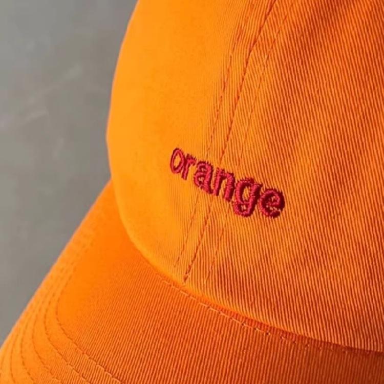 Stylish Tangerine Fisherman Hat With Sun Protection Baseball Cap Beret Suitable For Males Females And Kids
