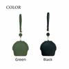 Extendable Reading Magnifying Glass Easy-pull Buckle PU Leather Key Chain  Seniors