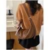 IELGY Simple Style Large-Capacity Tote Bag All-Match Commuter Shoulder Messenger Bag Casual