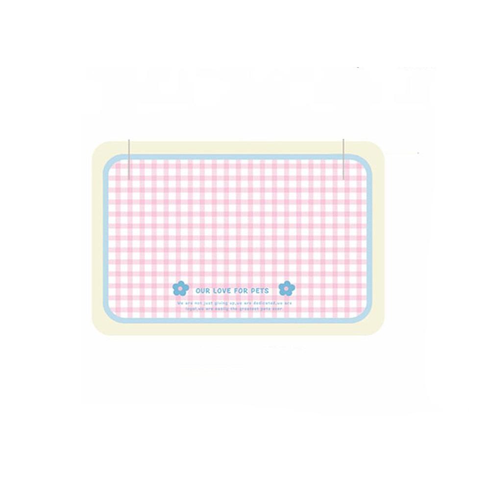 

Waterproof Cat Bowl Mat Oil Resistant Pet Feeding Mat Easy To Clean Pet Anti Spill Placemat Kitten розовый