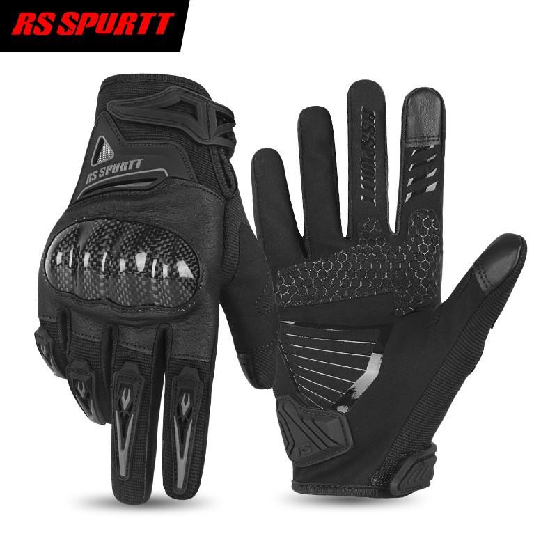 Motorcycle Gloves Men Women Lightweight Breathable Touchscreen Compatible Safety Riding Gear