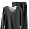Men's Thermal Underwear Fleece Lined Long Johns Set Winter Warm Base Layer