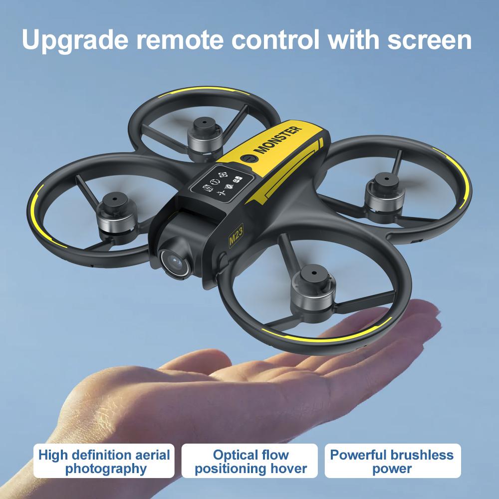 New 2025 M23 Drone Professional 4K Dual Lens with Screen Control 360 Degree Stunt Flip One-Button Take-off and Landing