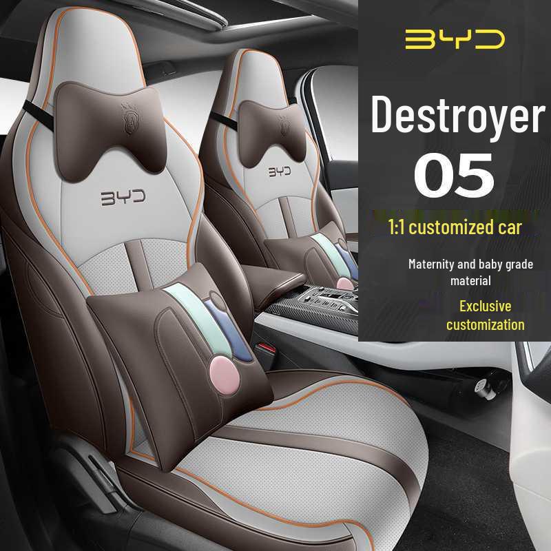 All-Season Universal Seat Covers & Cushions for BYD Destroyer 05 – Full Coverage