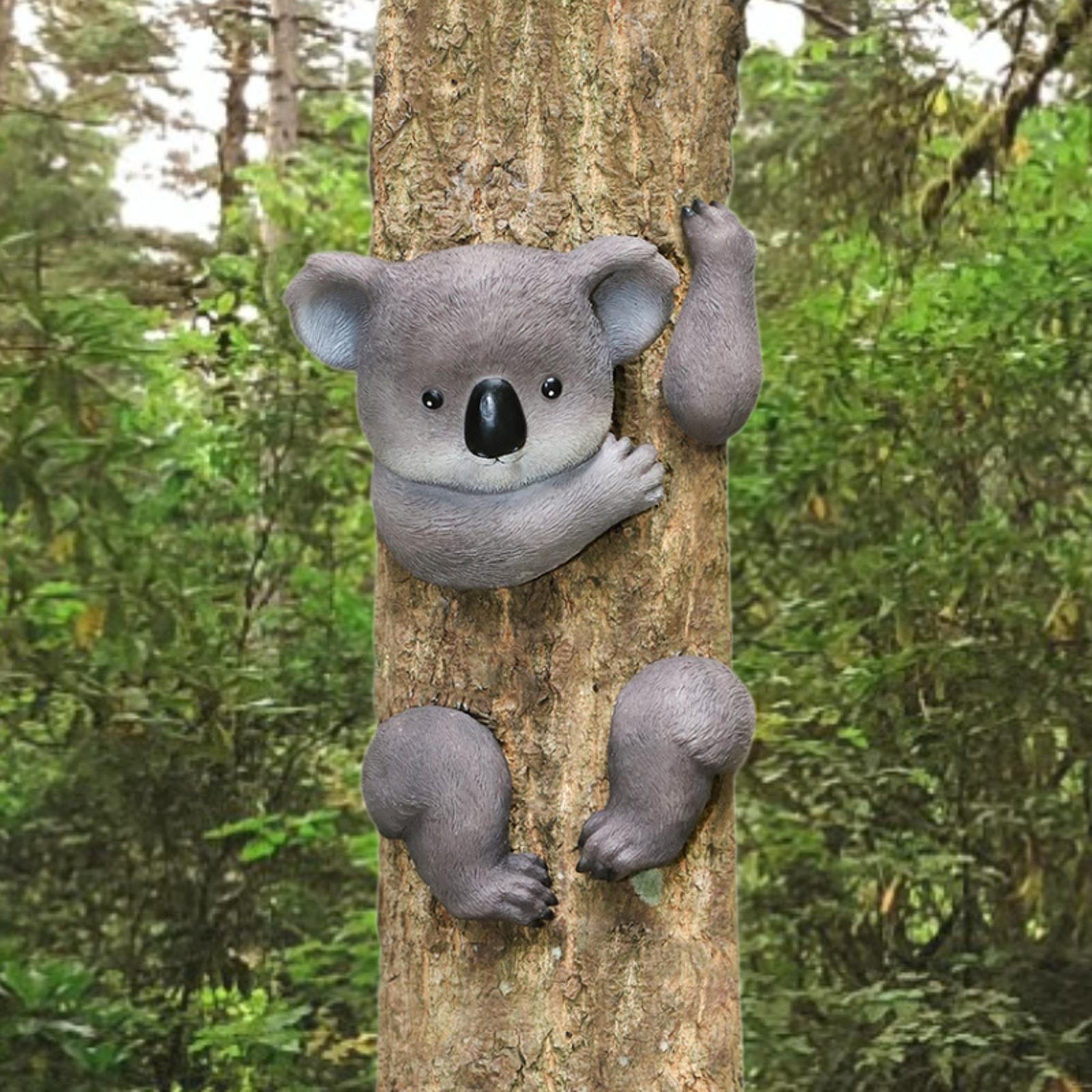 

Скульптура для восхождения на дерево, украшение для наружного ландшафта, аксессуары из смолы, миниатюра Koala