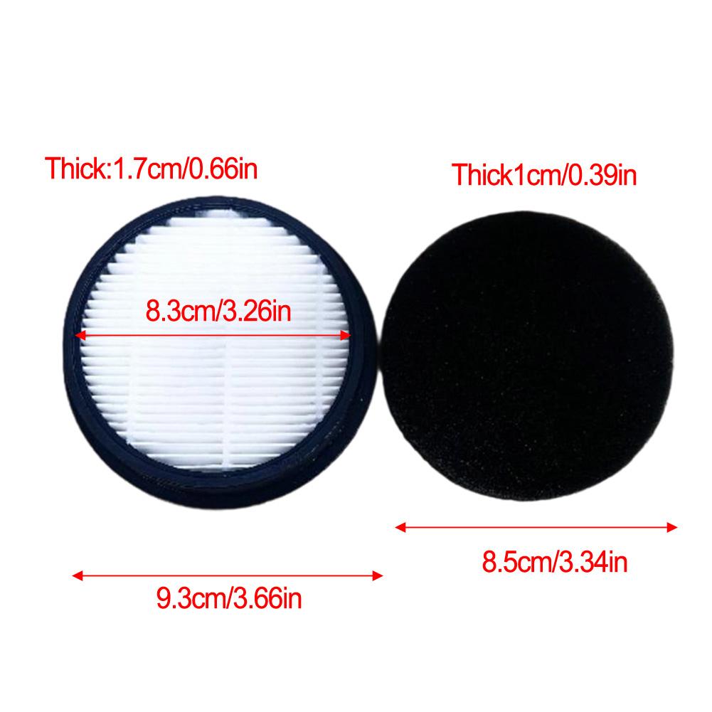 2/4 Pcs Of Washable Replacement Filters For Laresar Elites 3 And WLUPEL KBHO15 Vacuum Cleaners, Including Filters And Sponges.
