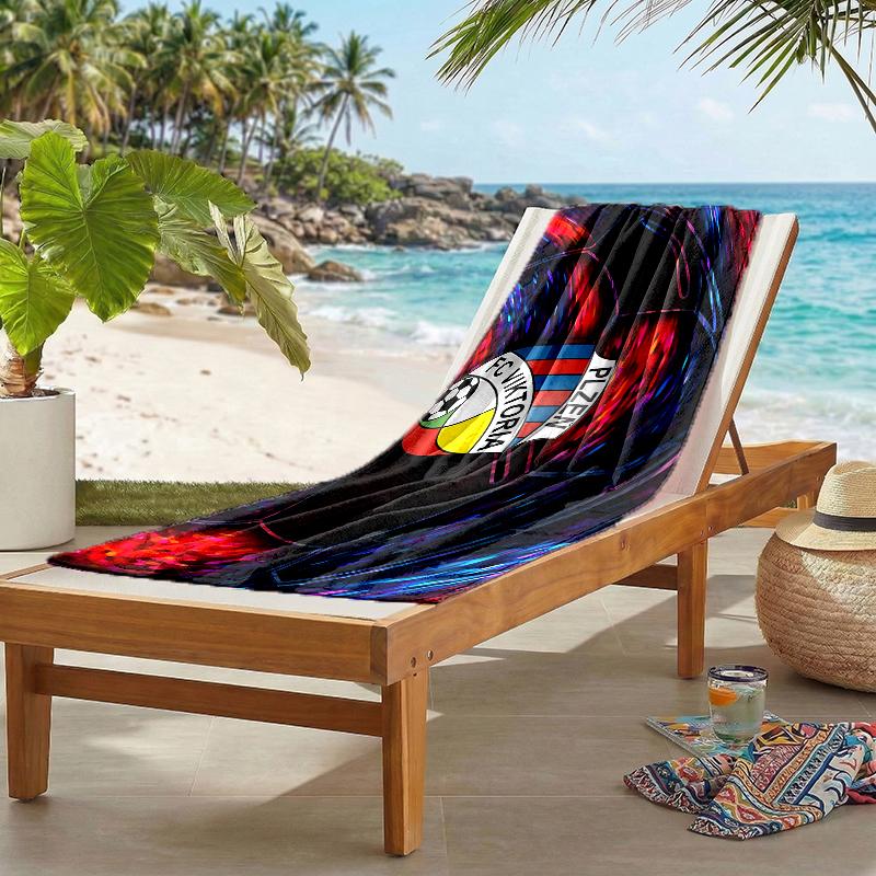 Fc Viktoria Fashion Beach Towel: Ideal for Summer Adventures Soft, Absorbent and Quick Drying Suitable for Swimming and Bathing