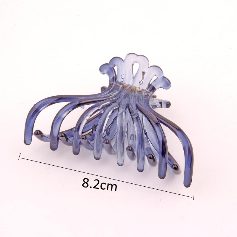 New Arrival Big Hair Claw Accessories Solid Clips for Hair Ponytail Holders Bathing Hairdress Good Quatliy Plastic Hairpins