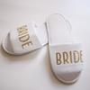 Fashion Wholesale Bride Shower Bride Wedding Decoration Bridesmaid Hen Party Spa Soft Slippers Ladies Bachelorette Party Supplies Gift