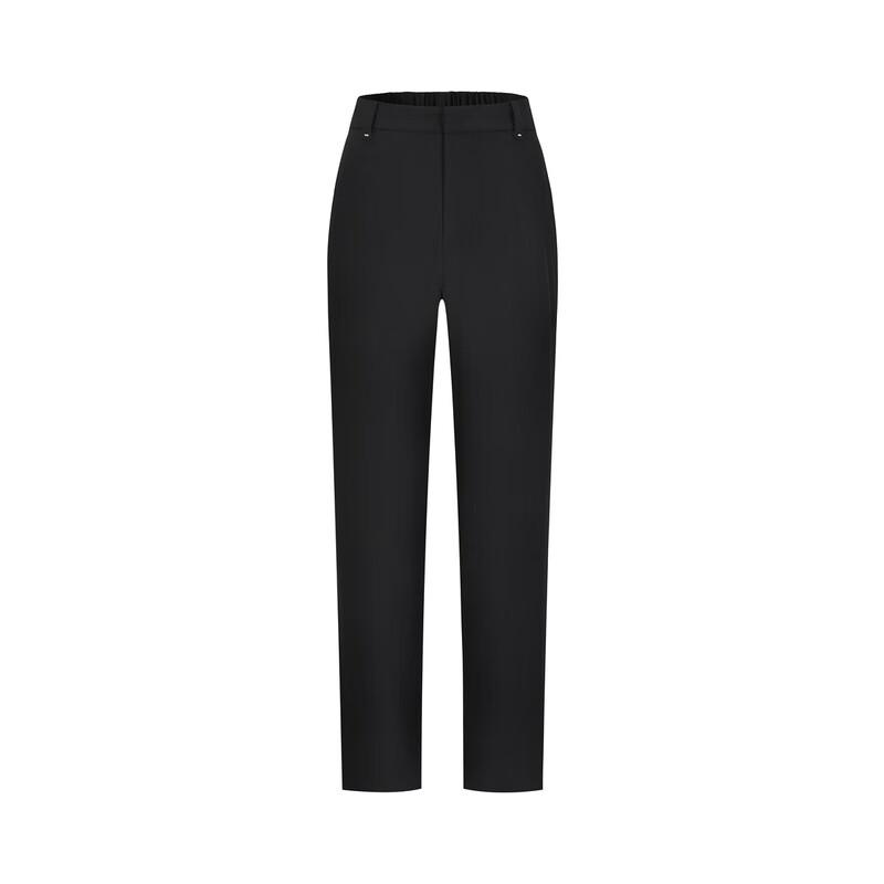 Annacoco Women's Summer Beaded Elastic Waist Casual Pants