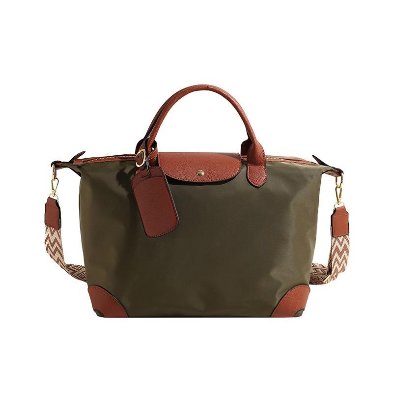 Nylonová látková taška dámská velkokapacitní nová podzimní a zimní všestranná taška přes rameno ležérní přenosná dojížděcí nákupní taška