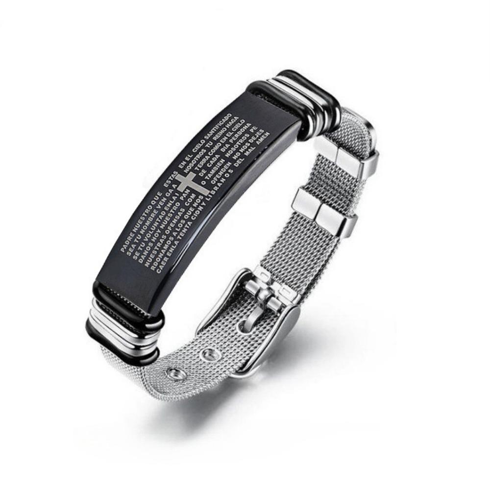 Adjustment Family Friendship Bracelet Net Band Stainless Steel Bracelet Couple Bracelet  Unisex