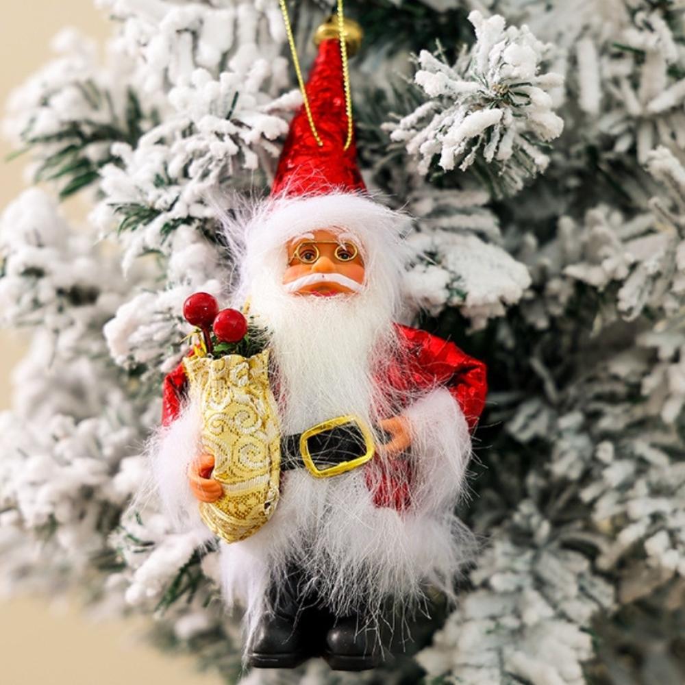 New Year Standing Hooded Santa Claus Creative Christmas Decorations New Christmas Gifts Pendant