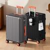 28-Inch Sturdy, Large Capacity, Multifunctional Travel Suitcase with Explosion-Proof Double Layer