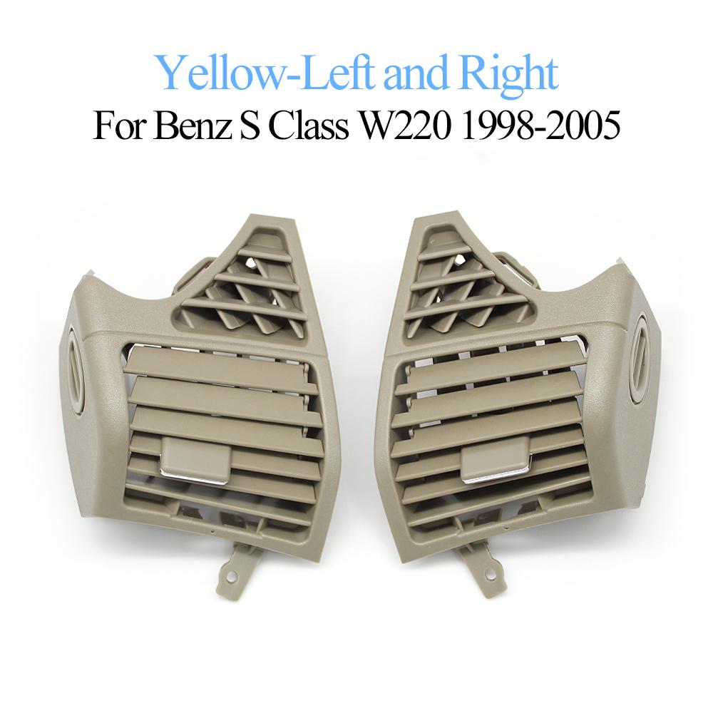 Car Front Dashboard Left Right Middle AC Vent Grille Outlet Panel Cover For Benz 1998-2005 S Class W220 2208300154 2208300254