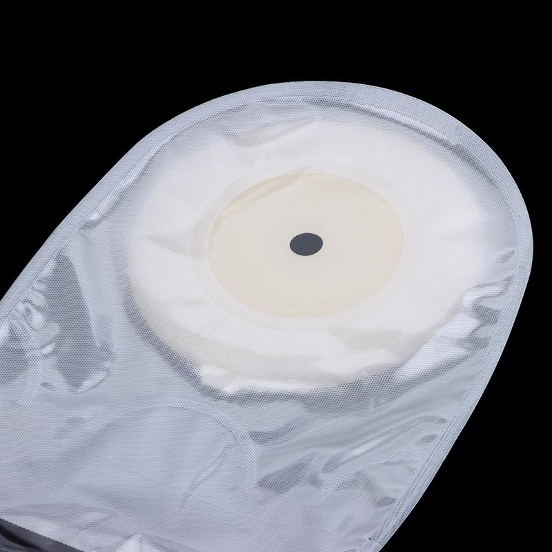 10 Pcs Drain Valve One-Piece System Colostomy Bags For Adults Disposable Colostomy Pouch Opening 20-65Mm With Clip Closure