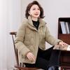 Abrigo Nuevo de Algodón Acolchado para Mujer, Abrigo para Madre de Mediana Edad y Anciana, Chaqueta Corta de Algodón Acolchado Gruesa para Otoño e Invierno