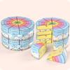 10 Stück Dreieckige Kuchenförmige Papiergeschenkboxen Kekse Süßigkeiten Babyparty Gastgeschenke Leckereien Kindergeburtstagsparty Dessertverpackungsboxen