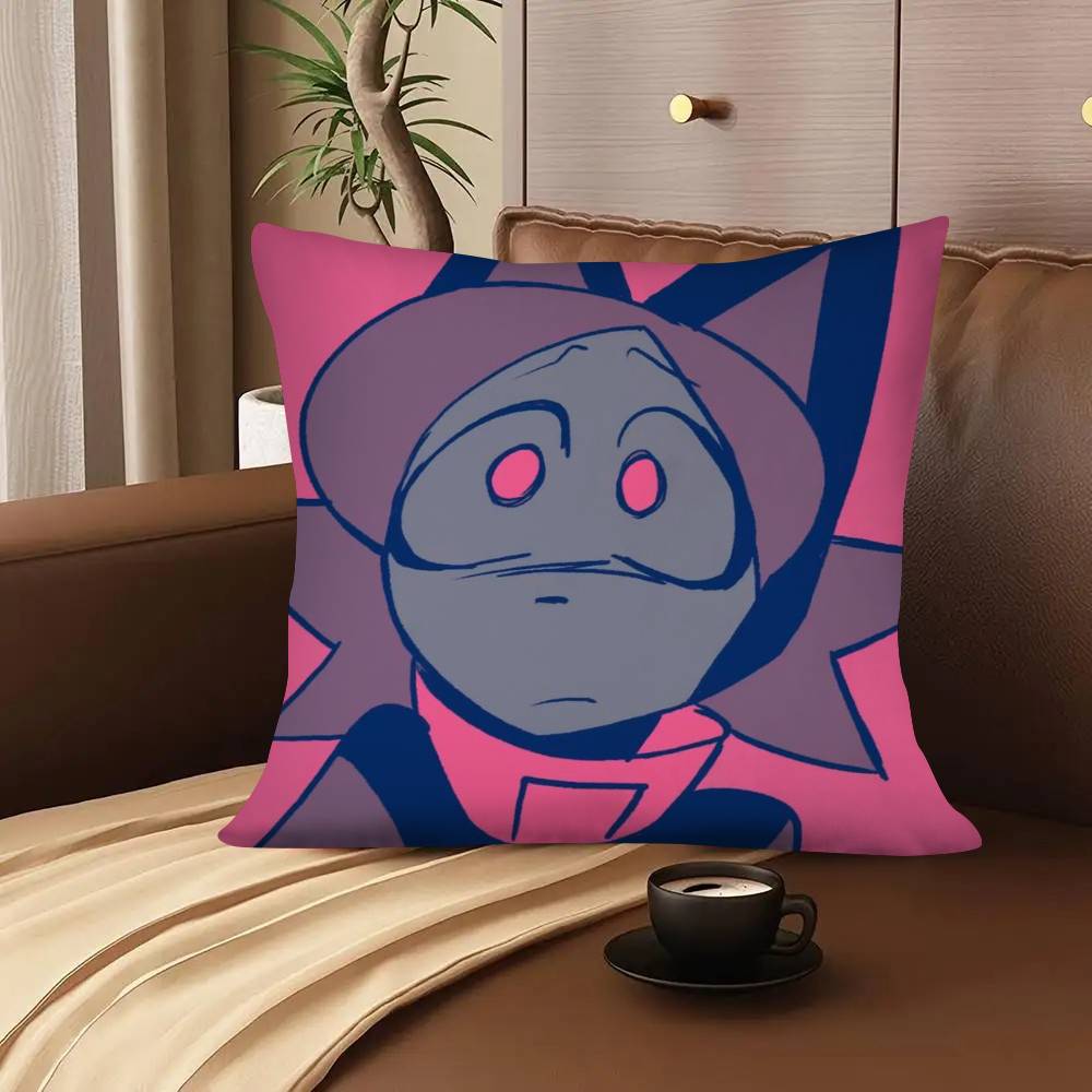 1Pc Psychocuties Pillow Case Fashion Square Pillowcase Bedroom Sofa Room Ins Decoration Leisure