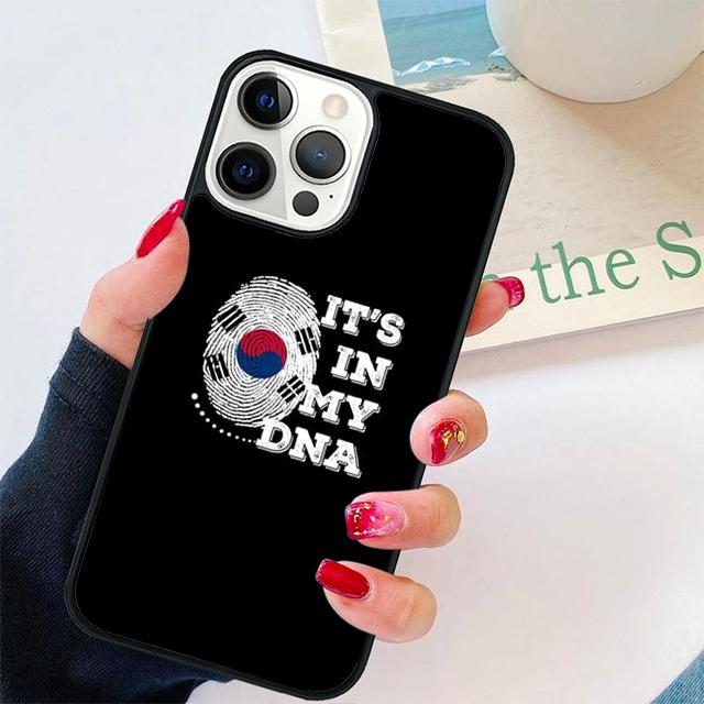 

South Korea Flag Phone Case Cover For iPhone 17 Air 15 16 14 13 12 Pro Max 11 Pro Max Plus Coque Shell iPhone 16e