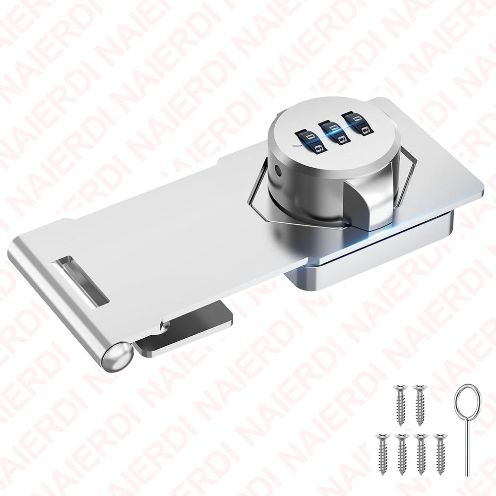 

NAIERDI 3 Digit Combination Cabinet Lock Keyless Household Security Cabinet Password Locks Cam Door Latch Furniture Hardware