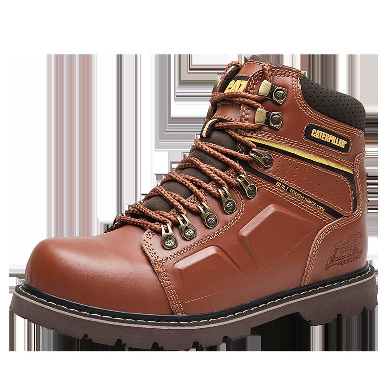 Botas de cuero para hombre Capa superior Piel de vaca Botas de trabajo de  alta ayuda Anti-smashing Martin Military Boots Labor Insurance Shoes  comprar a buen precio — entrega gratuita, reseñas reales