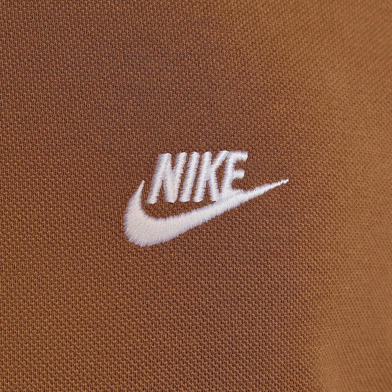 Nike Club Comfortable Casual Loose Versatile Short Sleeve Breathable T-Shirt Men T-Shirts Light-British-Brown FN3895-281