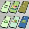 Cartoon F-Frog-S Phone Case For Samsung S 25,24,23,22,30,21,10,9,Ultra,Plus,Lite,FE,4,5G Black Soft Case