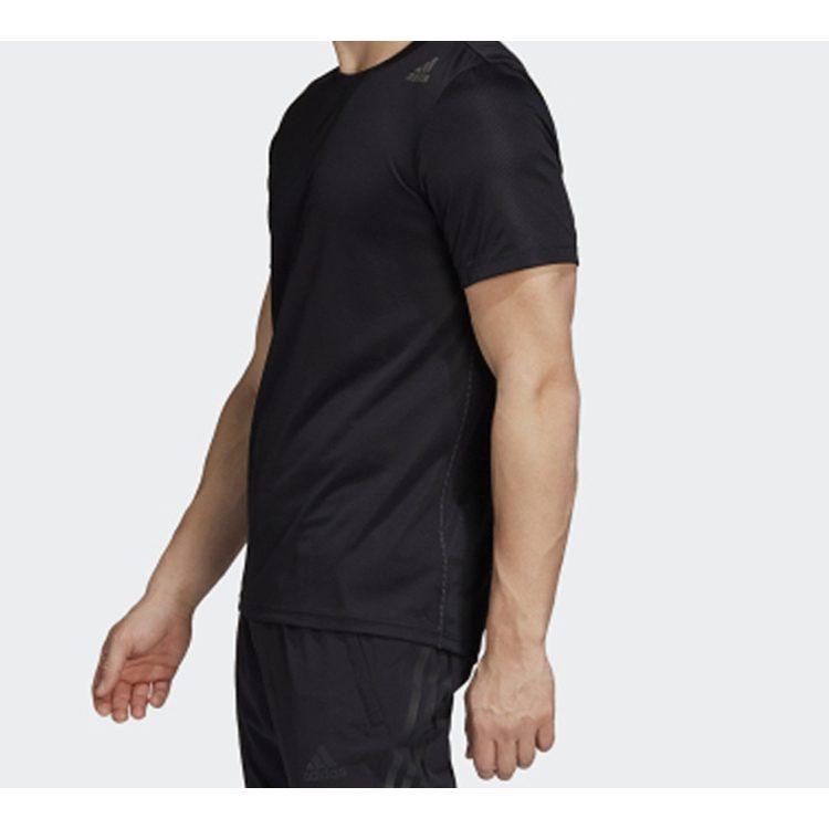 Adidas T Shirts Men's Black Crew Neck Moderate FM2093