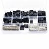 620 Pcs Assortment 1 2 3 4 5 6 Pin Car 2.54mm Male Female Wire Jumper Connectors