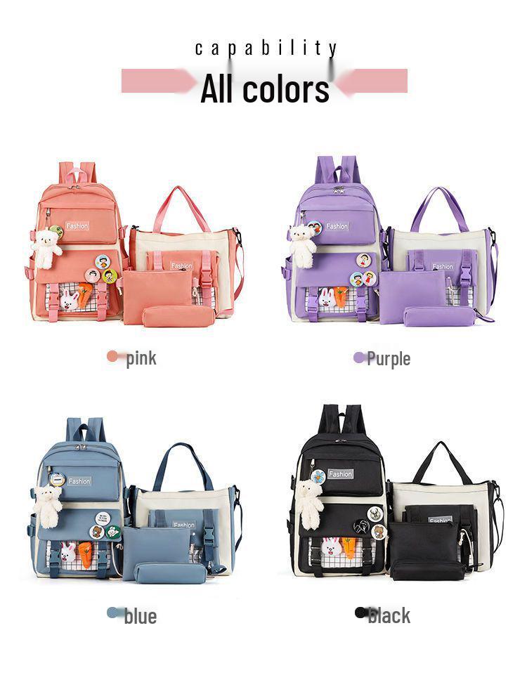 Korean Style School Backpack for Girls - Elementary To High School
