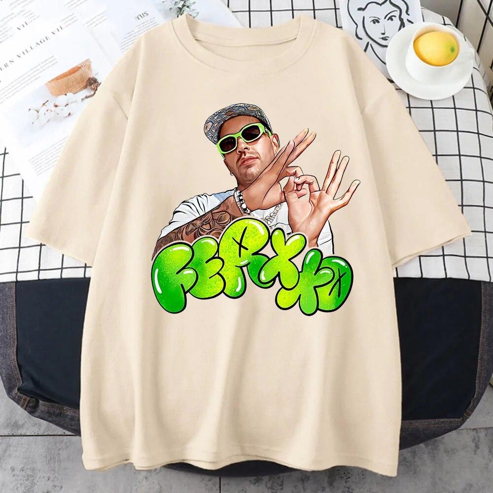 

Ferxxoo Feid New 2023 T Shirts Retro Unisex/women Graphic Sweatshirt Vintage Funny Summer Cotton T-shirt Unisex Tee Classic Clothes