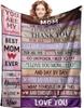 1PC Gift To Dad Thin Blankets for Father's Day Anniversary Birthday Mother's Day for Mom Wife Uncle Grandma Abuela Soft Throw
