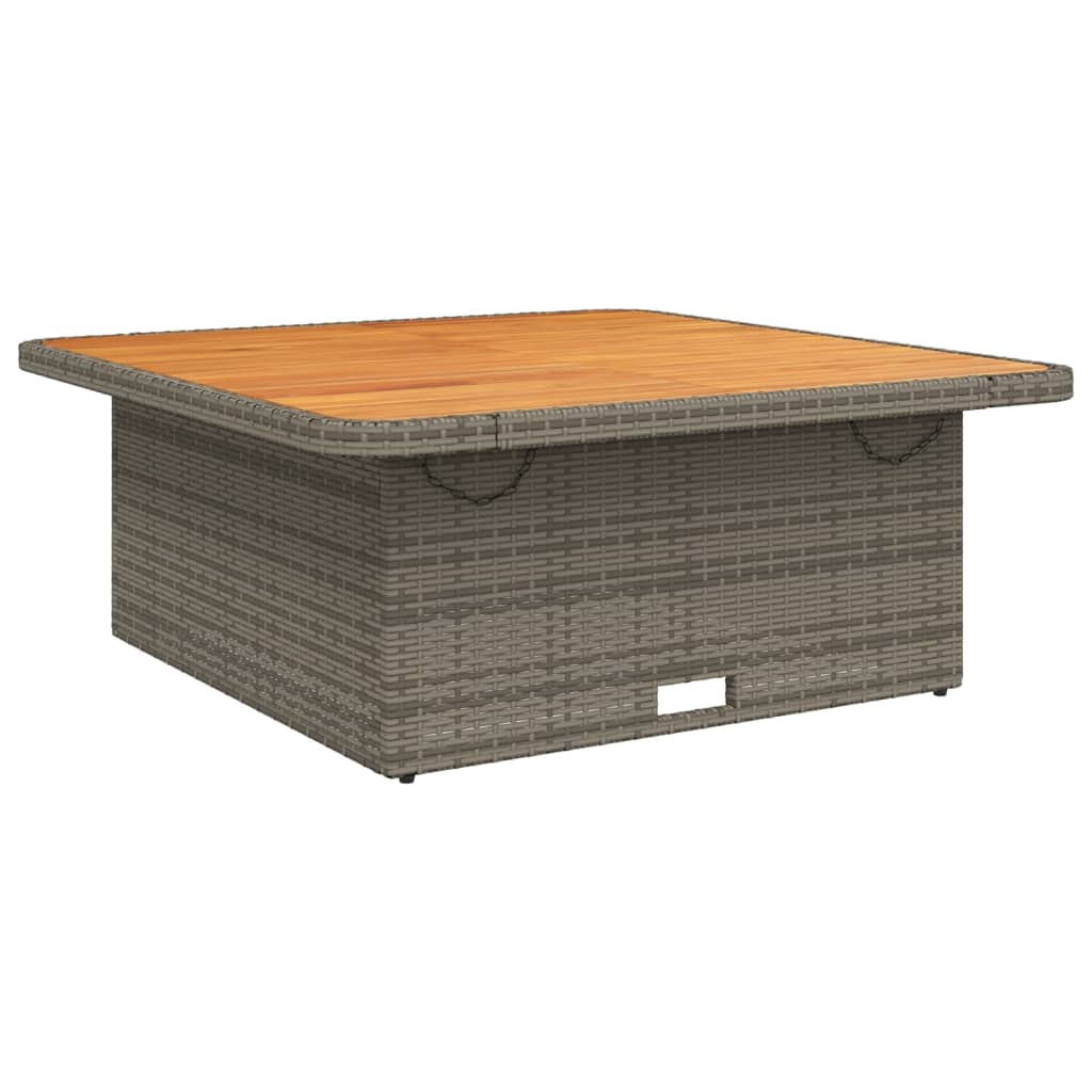 Vidaxl 5-Cz. Garden Furniture Set With Cushions, Grey, PE Rattan