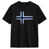 Norway Flag Distressed Nordic Red White Blue Symbol T Shirts for Men Cotton Casual T-Shirts Round Neck  Tee Short Sleeve Clothes