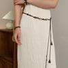 Boho Ethno Stil Lederkordel Taillengürtel Mit Perlen Design Für Damen