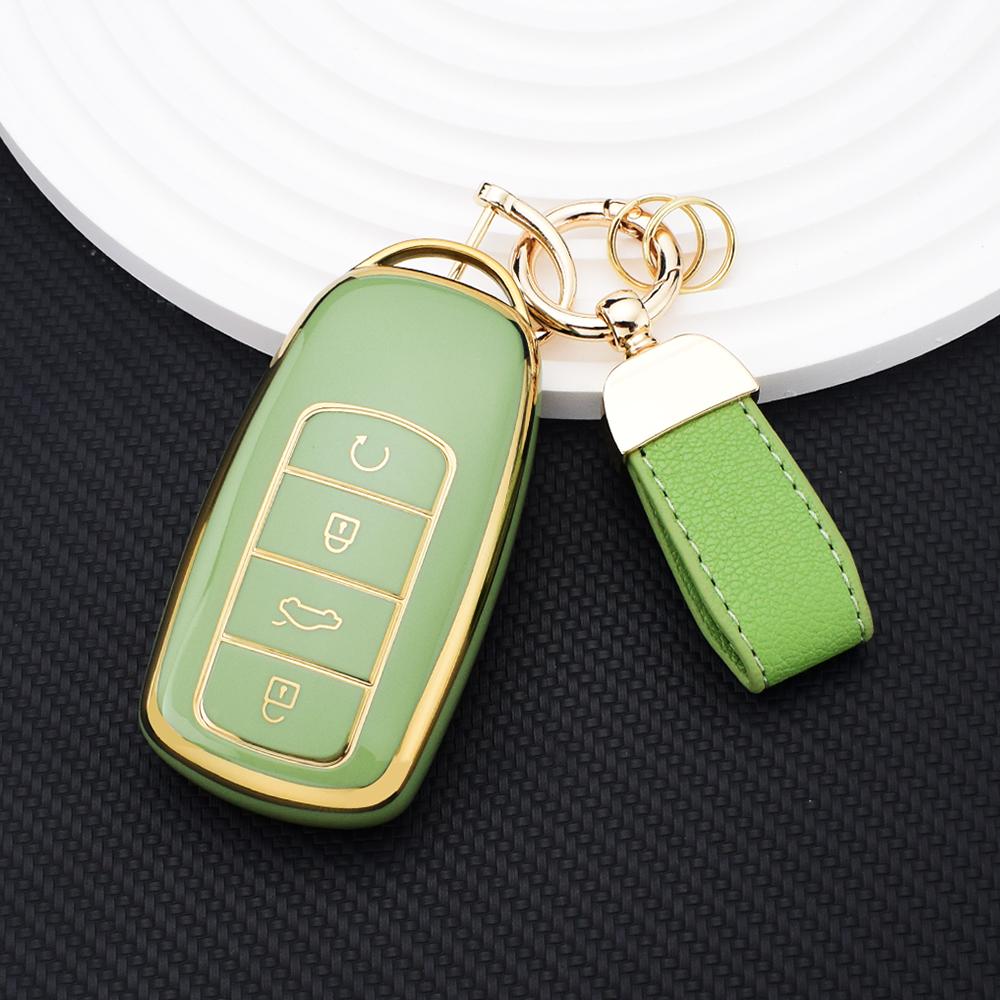 TPU Remote Key Shell Protection for Chery Ebro S800 S700 Jaecoo J7 J8 Omoda 5 C5 Car Key Case Cover Keychain Auto Accessories