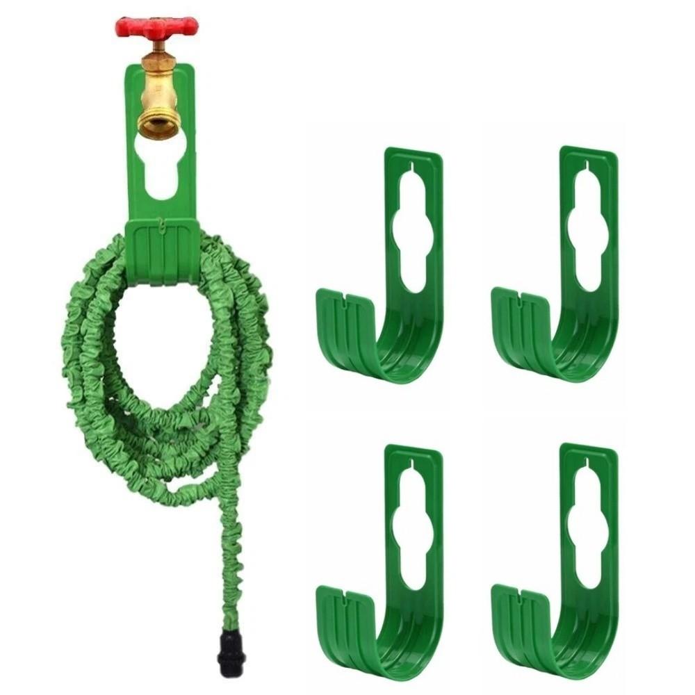 4Pcs Space-Saving Garden Hose Holder Wall Mounted Water Pipe Hanger Hose Accessories