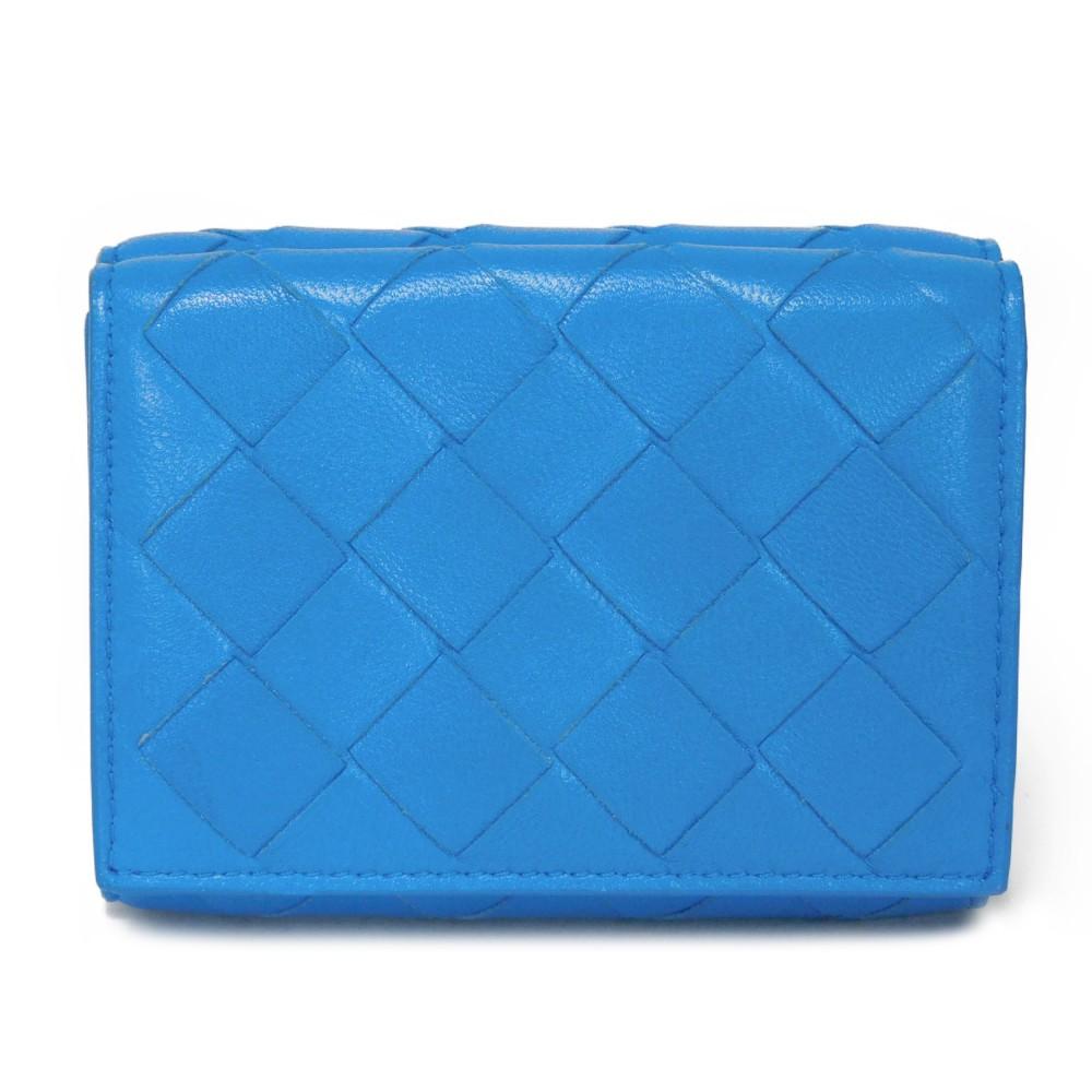 Used 11897 Tiny Mini Wallet 635561 VCPP2 4611 7942 RFID IC Chip Maxi Intrecciato Swimming Pool Unisex from Japan