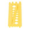 Msuring Tool Plastic Integrated Portable Inch and Millimeter Scale Nut   Thrd Gauge