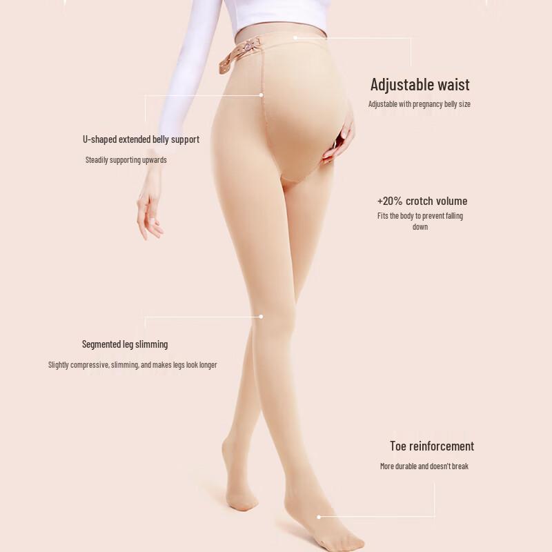 Lonsa Women's Velvet Maternity Tights