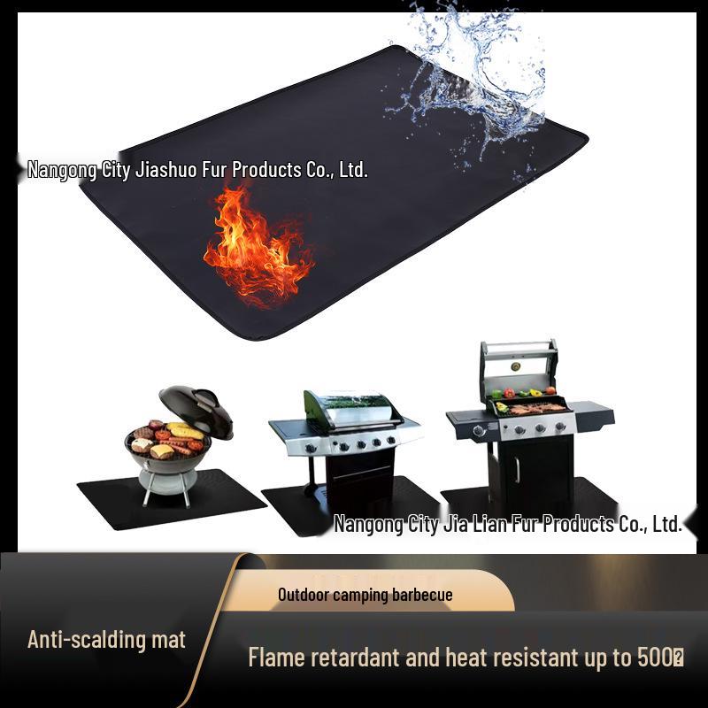 Outdoor Double-Sided Fireproof Mat: Barbecue, Picnic, Camping, Car-Mounted Storage Heat Insulation Pad