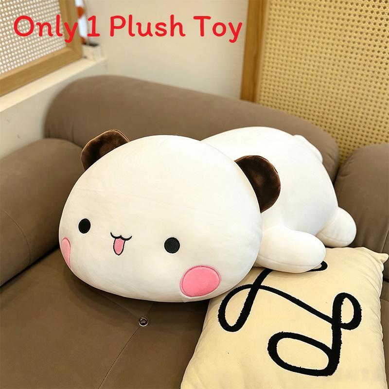 Cuscino da sonno a forma di coniglio in peluche con fasce per le gambe per bambini e adulti
