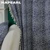 1PC NAPEARL Simple and Versatile Japanese Printed Tassel Edge Semi Blackout Curtain for Small Window Kitchen Bedroom Living Room Home Decor
