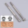.1/2 Stück Lederprägung Metallstempel DIY Ledergravurwerkzeuge Stempel Wachs Lederhandwerk Stempel
