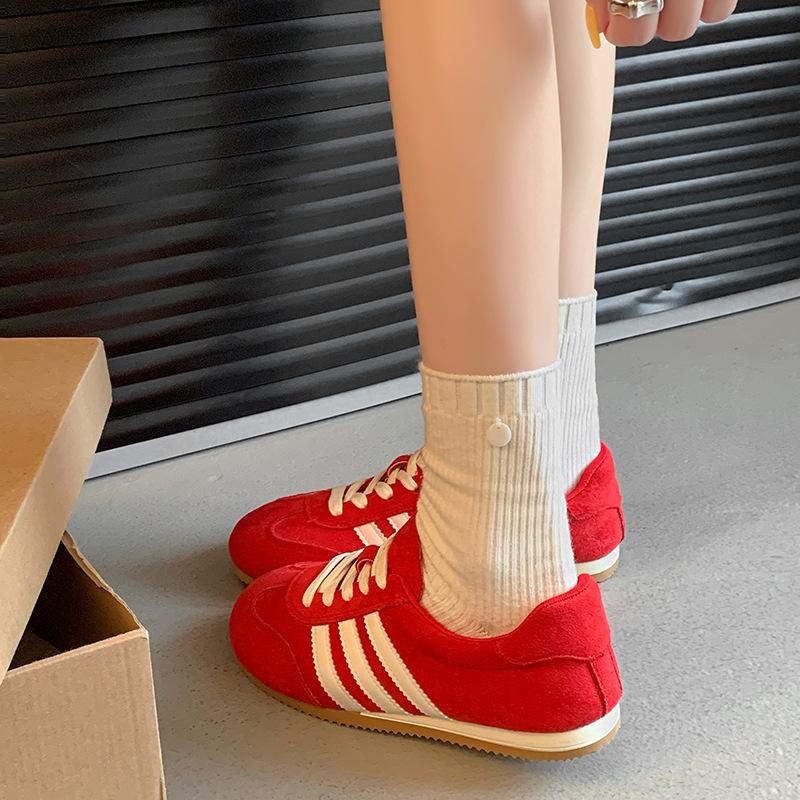 New Lightweight Little White Shoes Women's Shoes Flat-bottomed Versatile Sports and Leisure Shoes