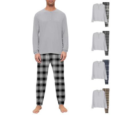 Men's Pajama Set, Long Sleeve And Long Pants, Two-piece Set