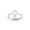 SEWNSWEN SILVER GEMSTONE RHOMBUS RING