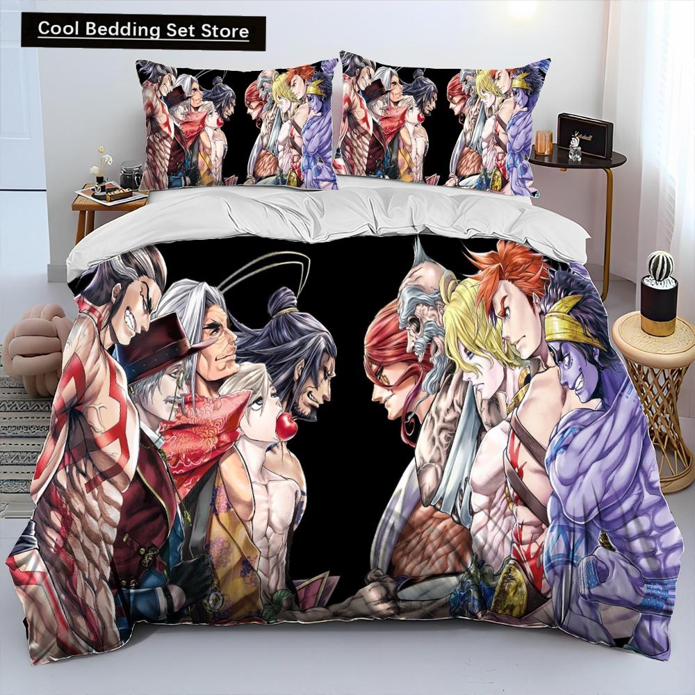 3D Tisk Anime Record of Ragnarok Přikrývka Ložní souprava Povlak na přikrývku Ložní souprava Povlak na přikrývku Povlak na polštář king Queen size Ložní souprava